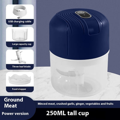 Mini Electric Garlic Grinder – USB Rechargeable Chopper