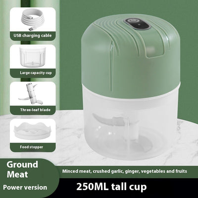 Mini Electric Garlic Grinder – USB Rechargeable Chopper