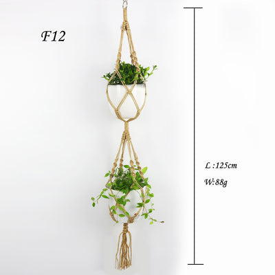 Beaded Hanging Basket Plant Net