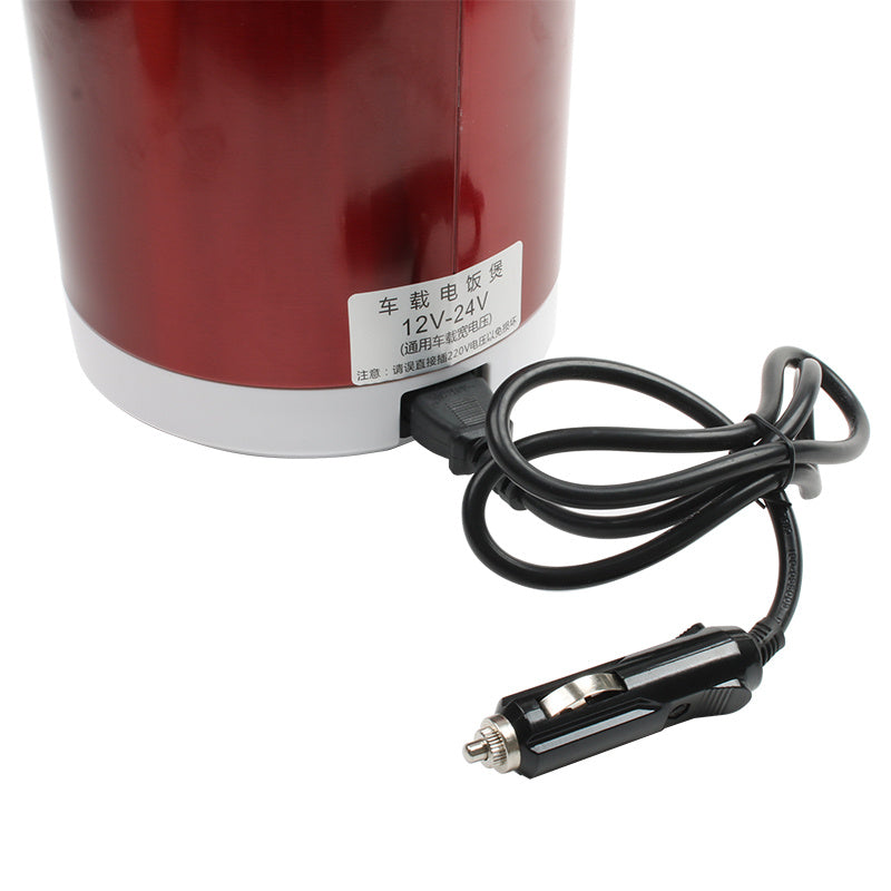12V/24V Mini Rice Cooker – 1.6L Electric Cooker for Car & Truck