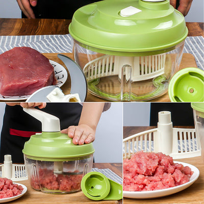 Manual Meat Grinder & Dumpling Stuffing Mixer for Kitchen