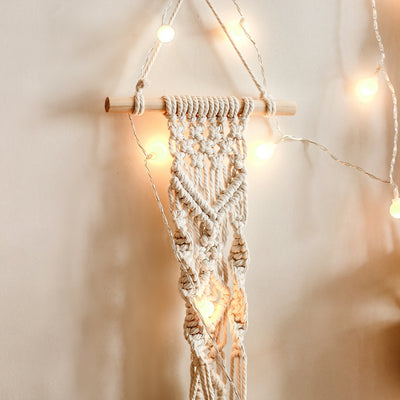 Braided Rope Wall Hanging Basket