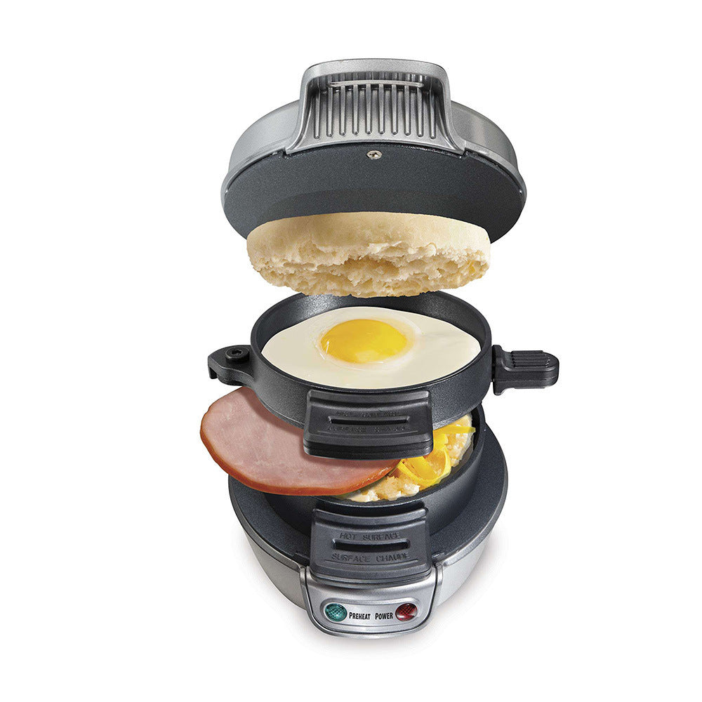 110V Sandwich & Hamburger Maker with Egg Toaster