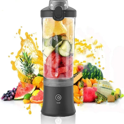 600ML Portable USB Rechargeable Smoothie Blender