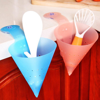 Self-Standing Sink Strainer – Drain Leftovers & Soup Easily