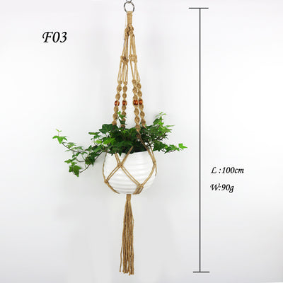 Beaded Hanging Basket Plant Net