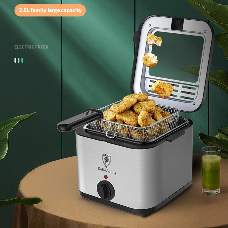 Visual Electric Air Fryer with Skewers & Fries Function