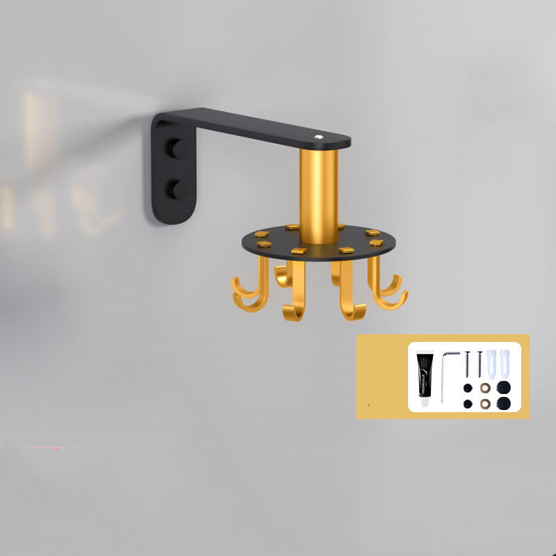 Rotating Towel Rack Free Punch Toilet  kitchen & Bathroom