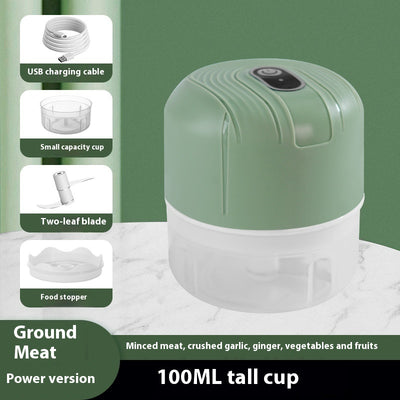 Mini Electric Garlic Grinder – USB Rechargeable Chopper