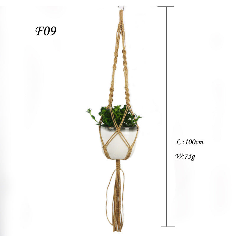 Beaded Hanging Basket Plant Net