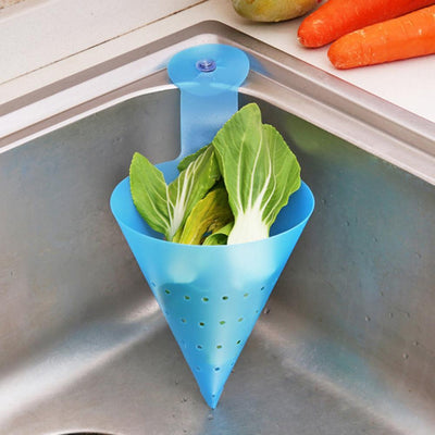 Self-Standing Sink Strainer – Drain Leftovers & Soup Easily
