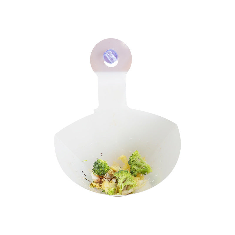 Self-Standing Sink Strainer – Drain Leftovers & Soup Easily