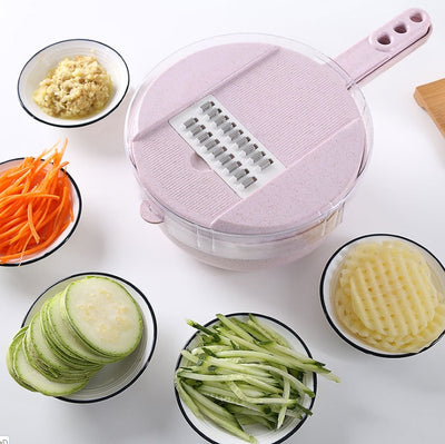 8 In 1 Mandoline Slicer Vegetable, peeler, Grater, With Strainer Vegetable Cutter Kitchen Accessories