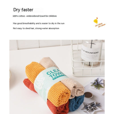 Household Daily Dish Towel Scouring Pad Kitchen Cleaning Towel