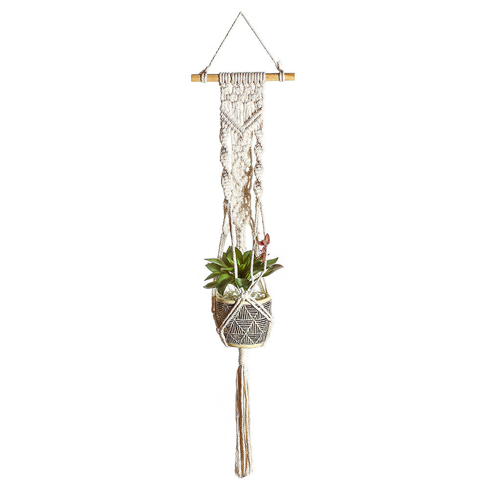 Braided Rope Wall Hanging Basket
