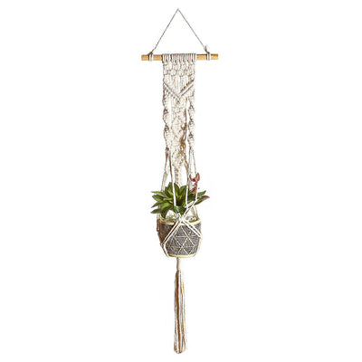 Braided Rope Wall Hanging Basket