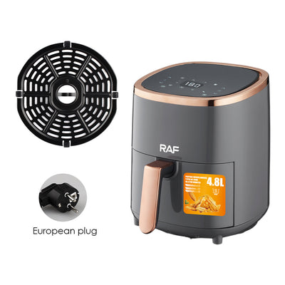 Smart Touch Screen Air Fryer – Large Capacity for Home Use