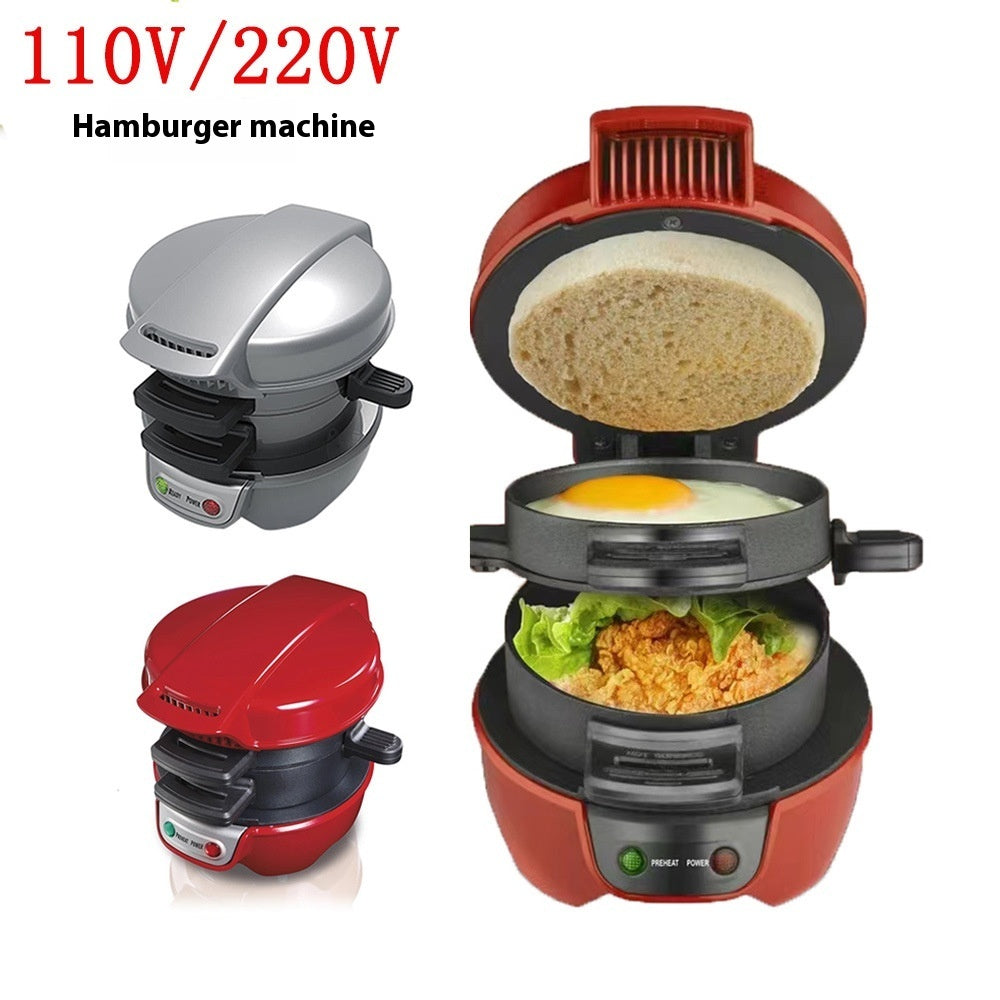 110V Sandwich & Hamburger Maker with Egg Toaster