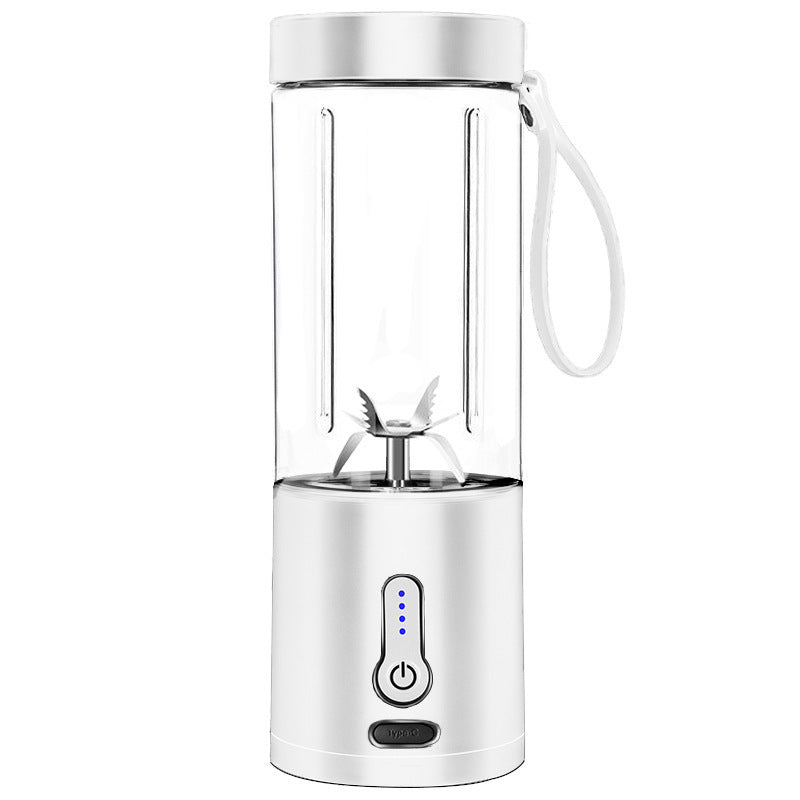 Portable Hand-Operated Fruit Juicer & Blender