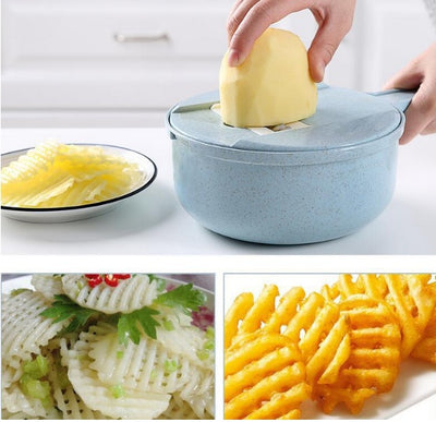8 In 1 Mandoline Slicer Vegetable, peeler, Grater, With Strainer Vegetable Cutter Kitchen Accessories
