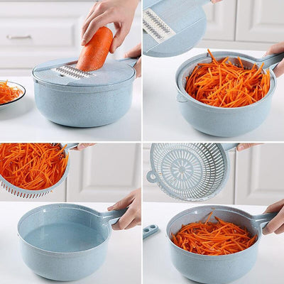8 In 1 Mandoline Slicer Vegetable, peeler, Grater, With Strainer Vegetable Cutter Kitchen Accessories