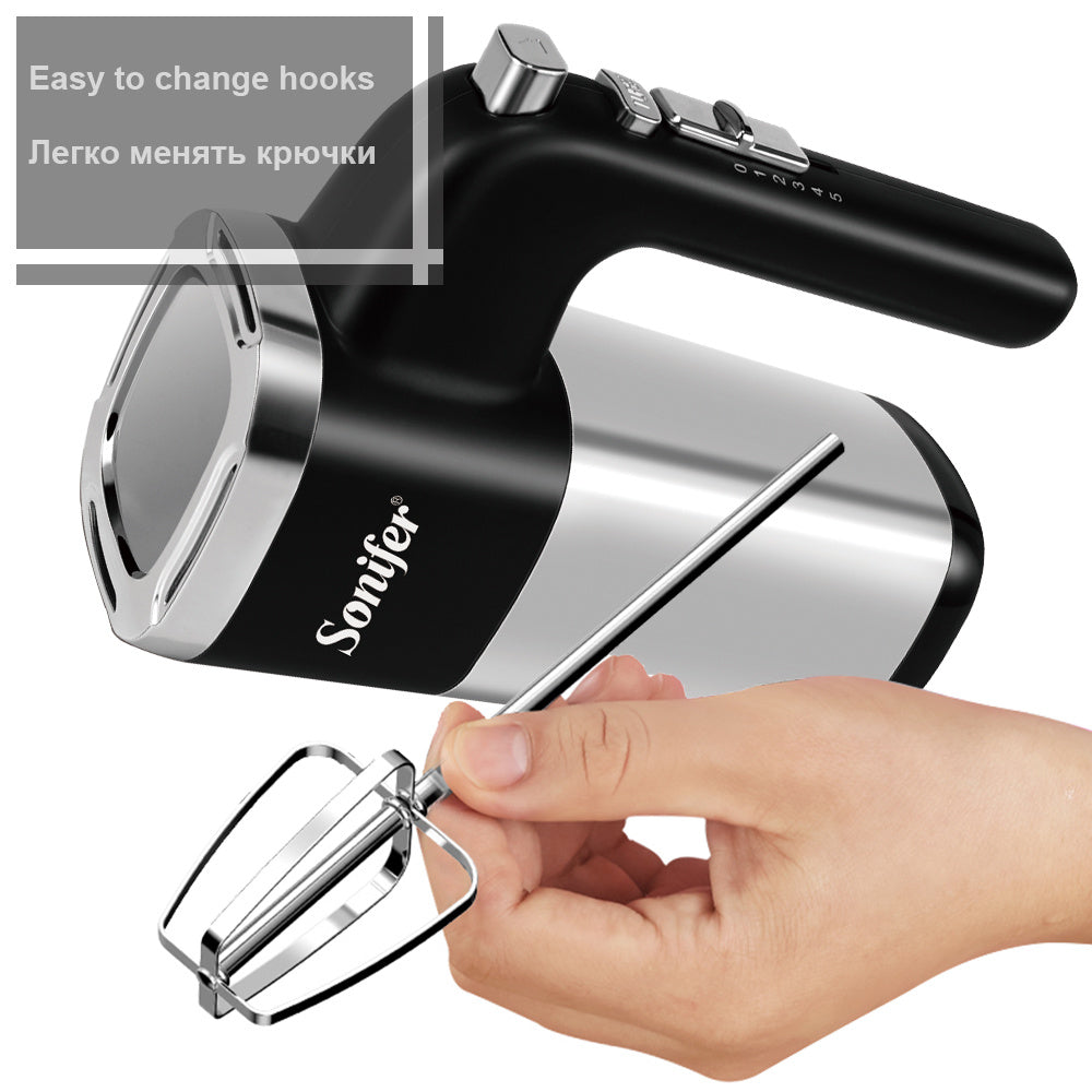 500W 5-Speed Electric Hand Blender & Mixer for Kitchen