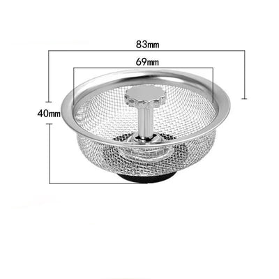 Stainless Steel Kitchen Sink Strainer