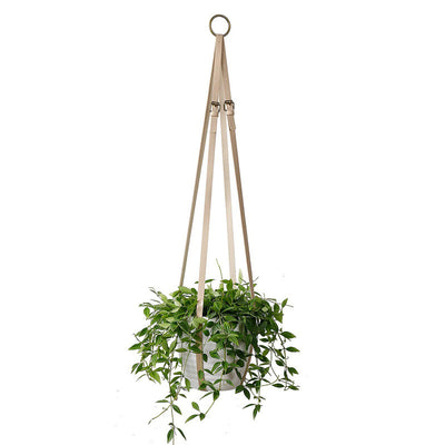Leather Plant Hanging Basket Adjustable Hanging