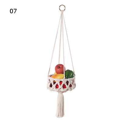 Two-Tier Folding Hanging Basket - Versatile Fruit & Flower Pot