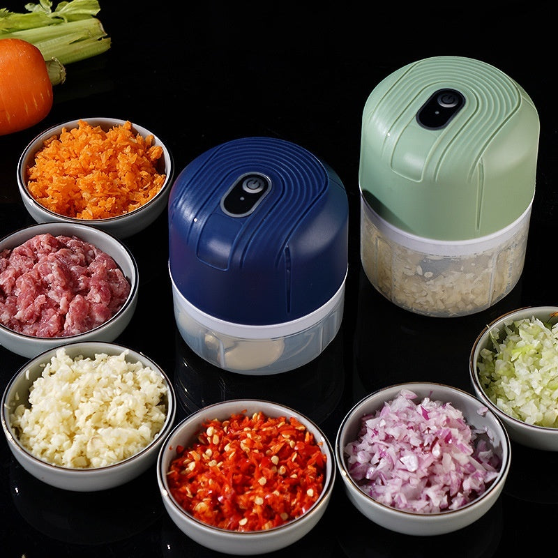 Mini Electric Garlic Grinder – USB Rechargeable Chopper