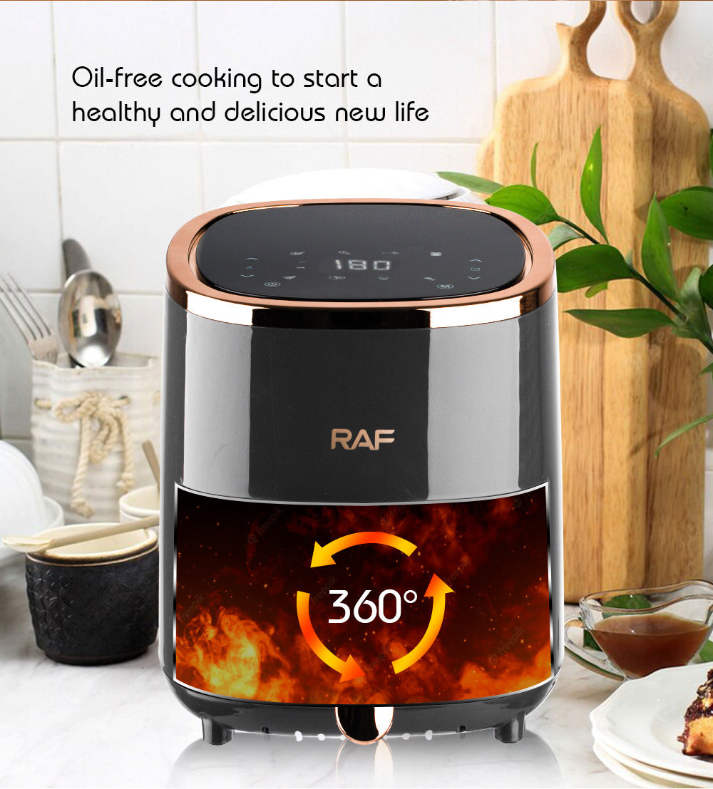 Smart Touch Screen Air Fryer – Large Capacity for Home Use