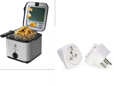 Visual Electric Air Fryer with Skewers & Fries Function