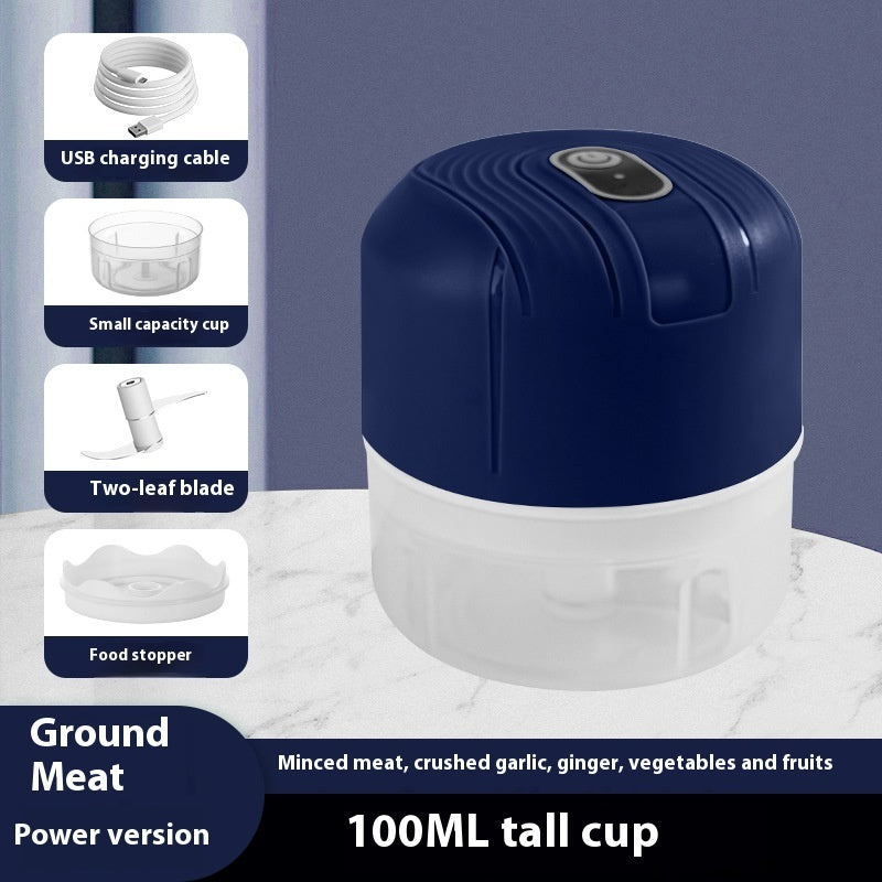 Mini Electric Garlic Grinder – USB Rechargeable Chopper