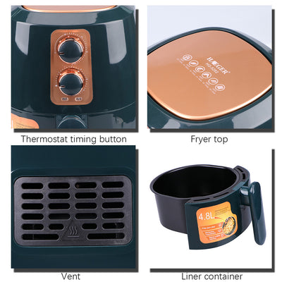 Smart Oil-Free Air Fryer – 4.8L Family Size